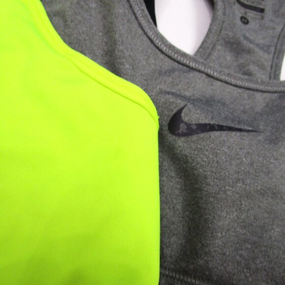 5 Sports Bra Dri Fit Swoosh Pro Racer Back Foam Insert Cups Medium - Picture 10 of 10